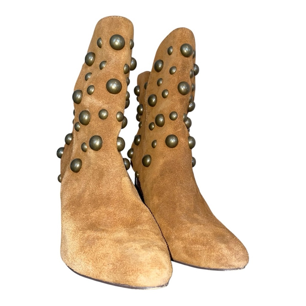 C3 Cecelia New York Brace Stud Bootie in Brown - Picture 8 of 16